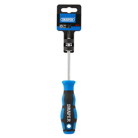 DRAPER No.2 x 100mm Cross Slot Screwdriver with Soft Grip Handles: Model No.865CS