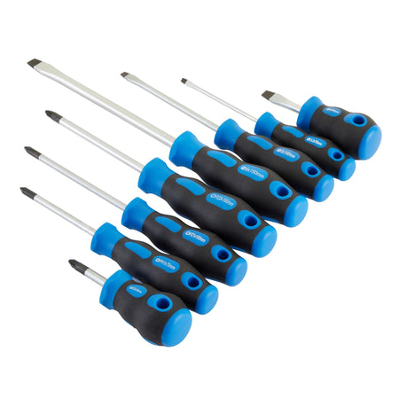 DRAPER 8 Piece Soft Grip Screwdriver Set: Model No.865/8