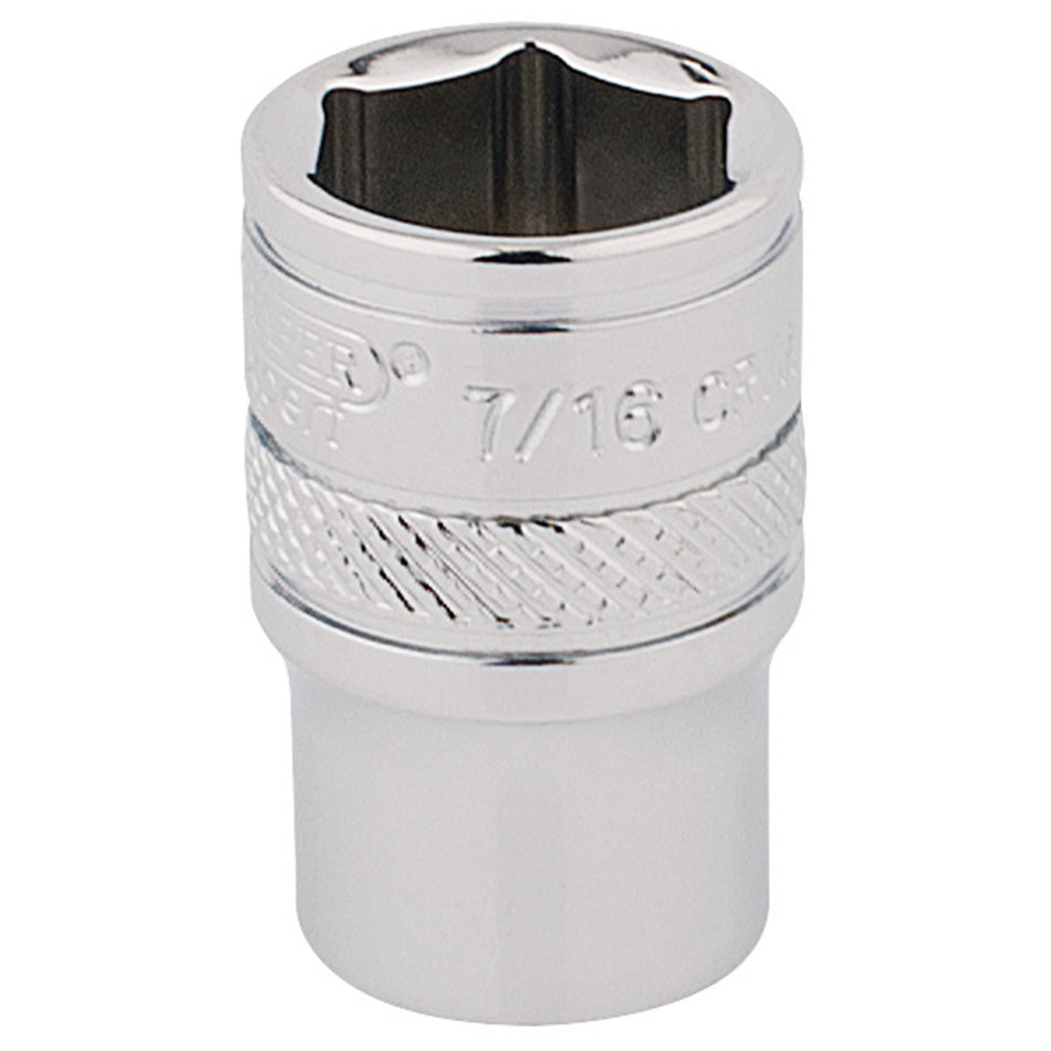DRAPER 1/4" Square Drive Hi-Torq 12 Point Socket (7/16"): Model No. B-AF