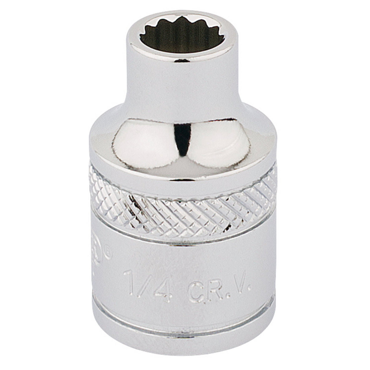 DRAPER 3/8" Square Drive Hi-Torq 12 Point Socket (1/4"): Model No. D-AF