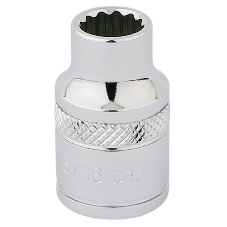 DRAPER 3/8" Square Drive Hi-Torq 12 Point Socket (5/16"): Model No. D-AF