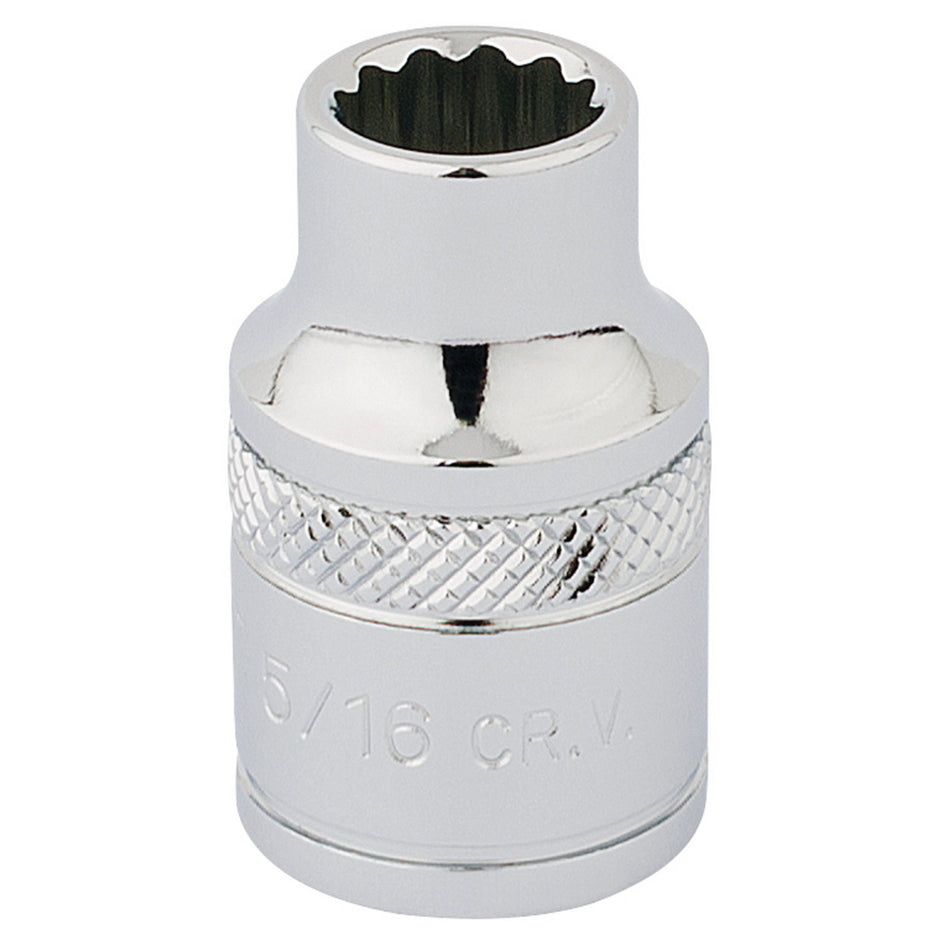 DRAPER 3/8" Square Drive Hi-Torq 12 Point Socket (5/16"): Model No. D-AF
