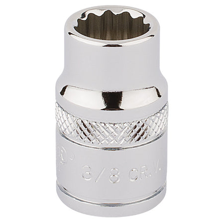 DRAPER 3/8" Square Drive Hi-Torq 12 Point Socket (3/8"): Model No. D-AF