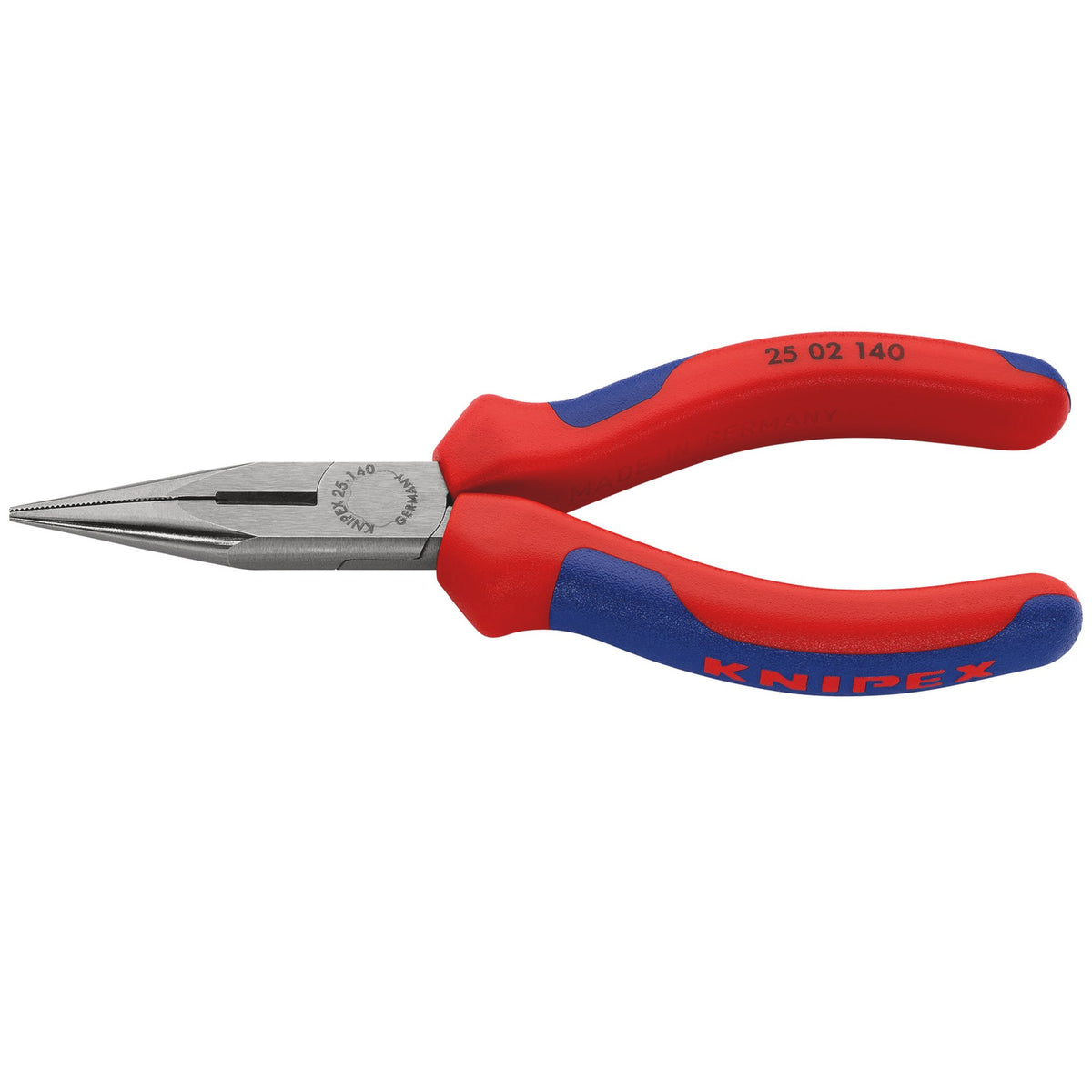 Knipex 140mm Long Nose Plier - Heavy Duty Handles : Model No.25 02 140 SB
