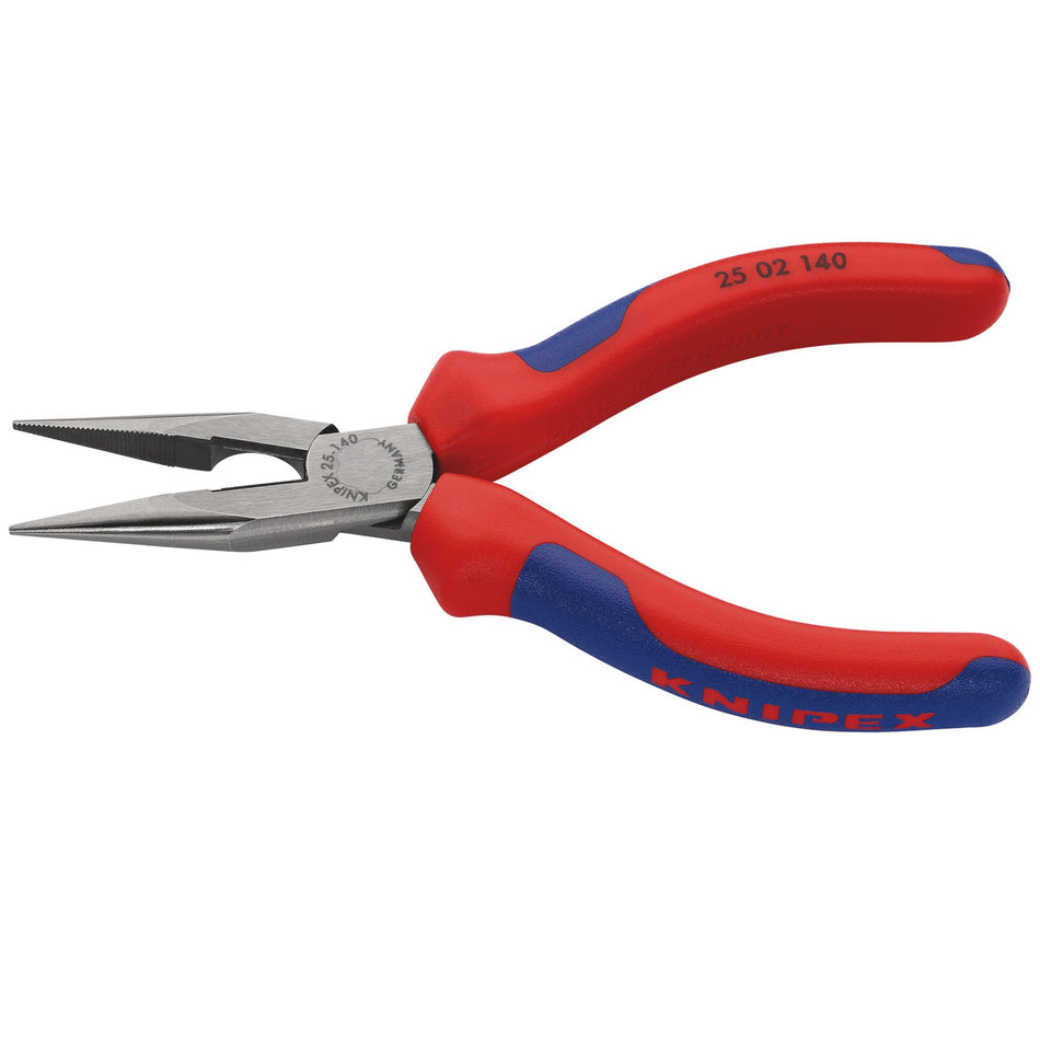Knipex 140mm Long Nose Plier - Heavy Duty Handles : Model No.25 02 140 SB