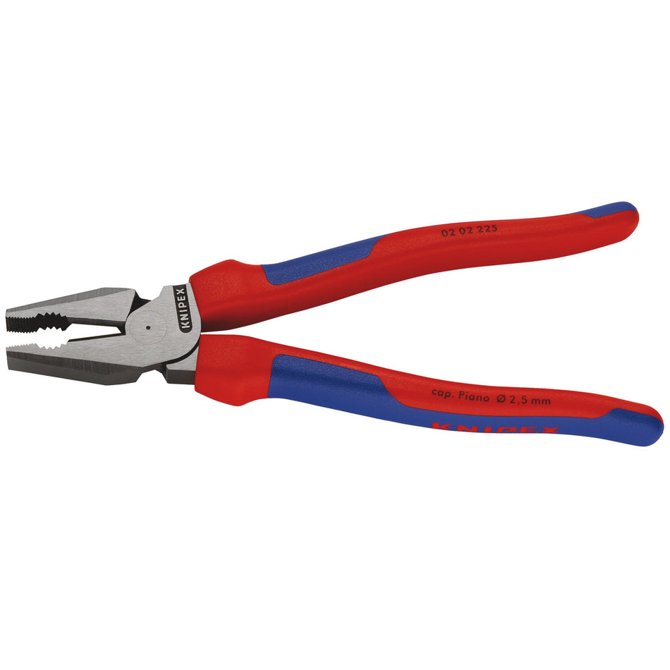 Knipex 225mm High Leverage Combination Pliers : Model No.02 02 225 SB