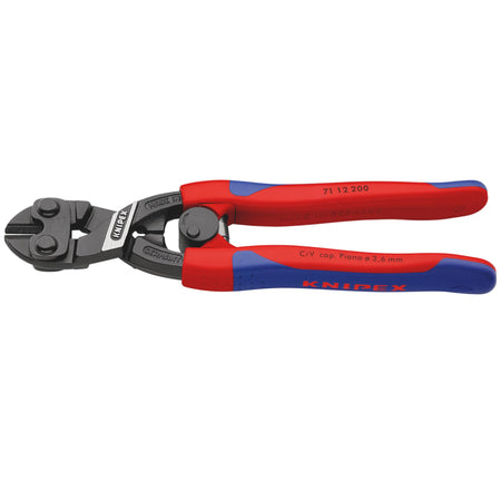 Knipex 200mm Cobolt® Compact Bolt Cutters with Sprung Handles : Model No.71 12 200 SB