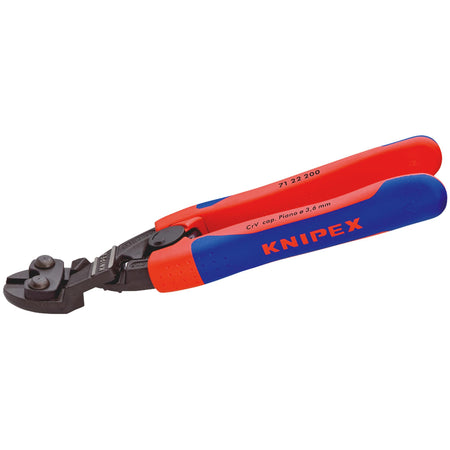 Knipex 200mm Cobolt® Compact 20&deg; Angled Head Bolt Cutters with Sprung Handles : Model No.71 22 200SB