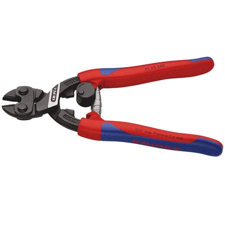 Knipex 200mm Cobolt® Compact Bolt Cutters with Sprung Handle : Model No.71 32 200SB