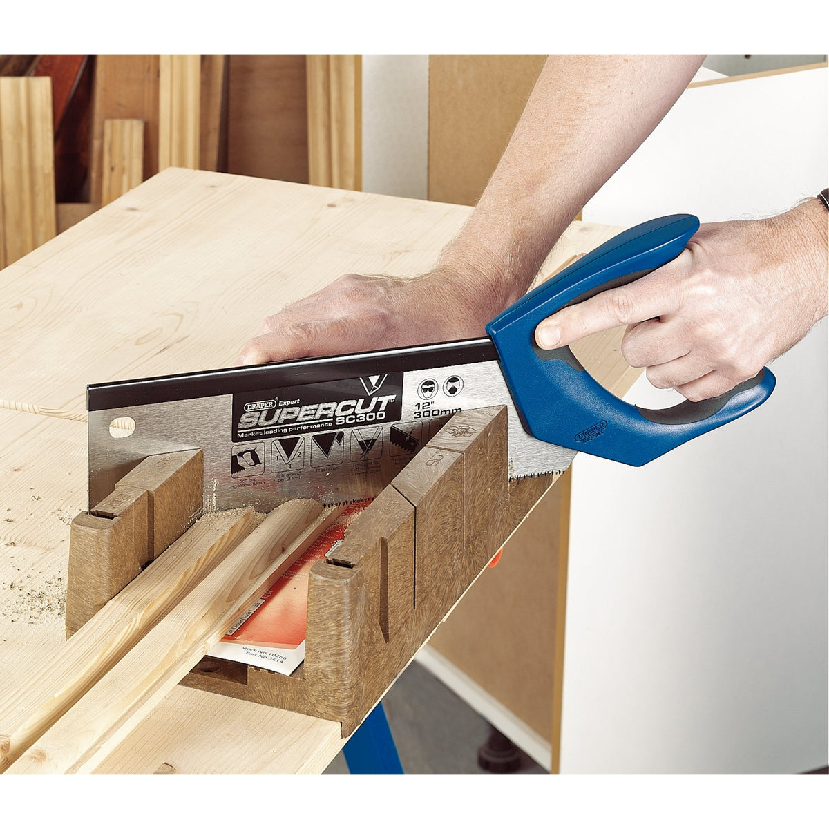 DRAPER Expert Supercut ; 300mm/12in. Soft Grip Hardpoint Tenon Saw - 11tpi/12ppi: Model No.SC300