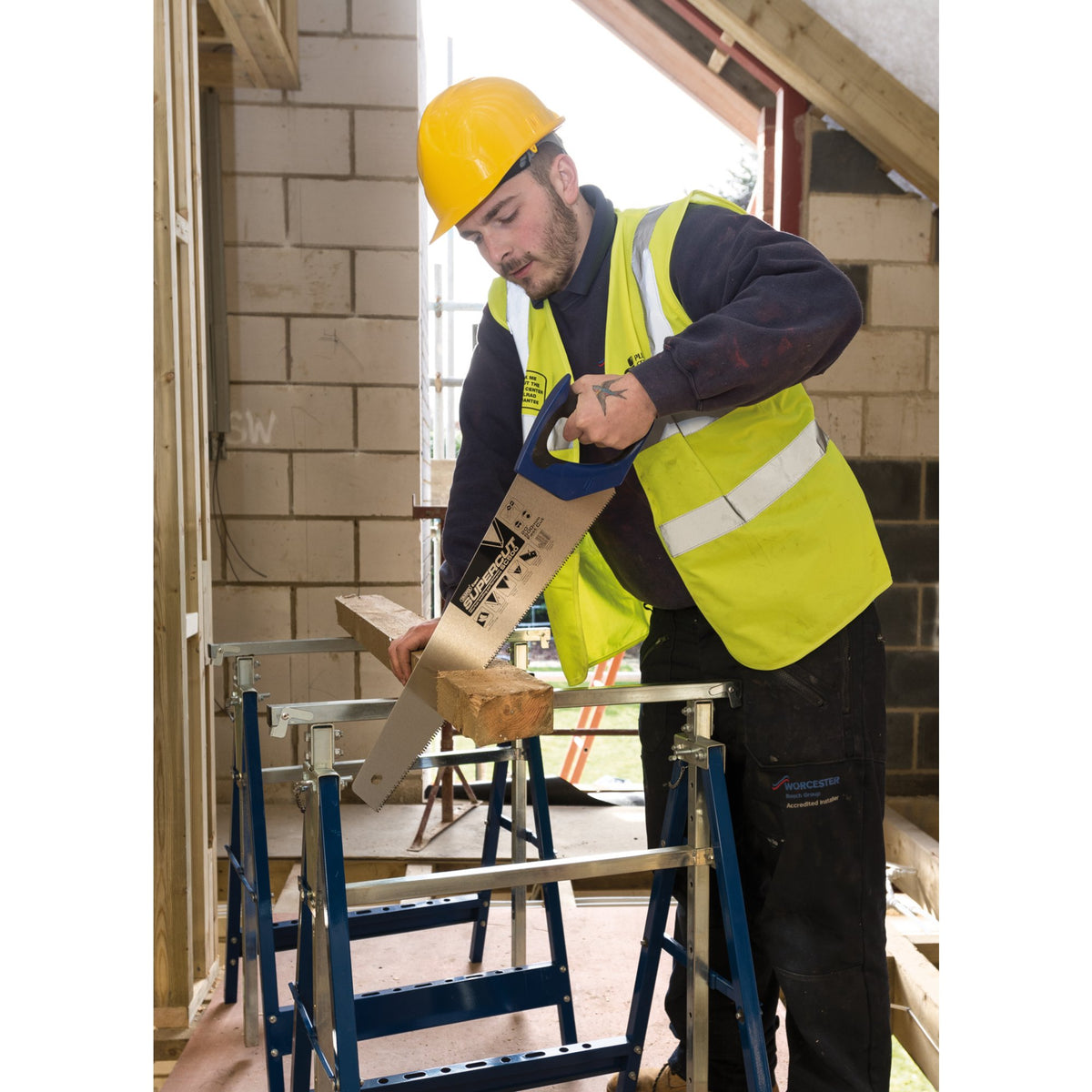 DRAPER Expert Supercut ; 500mm/20in. Soft Grip Hardpoint Handsaw - 7tpi/8ppi: Model No.SC500