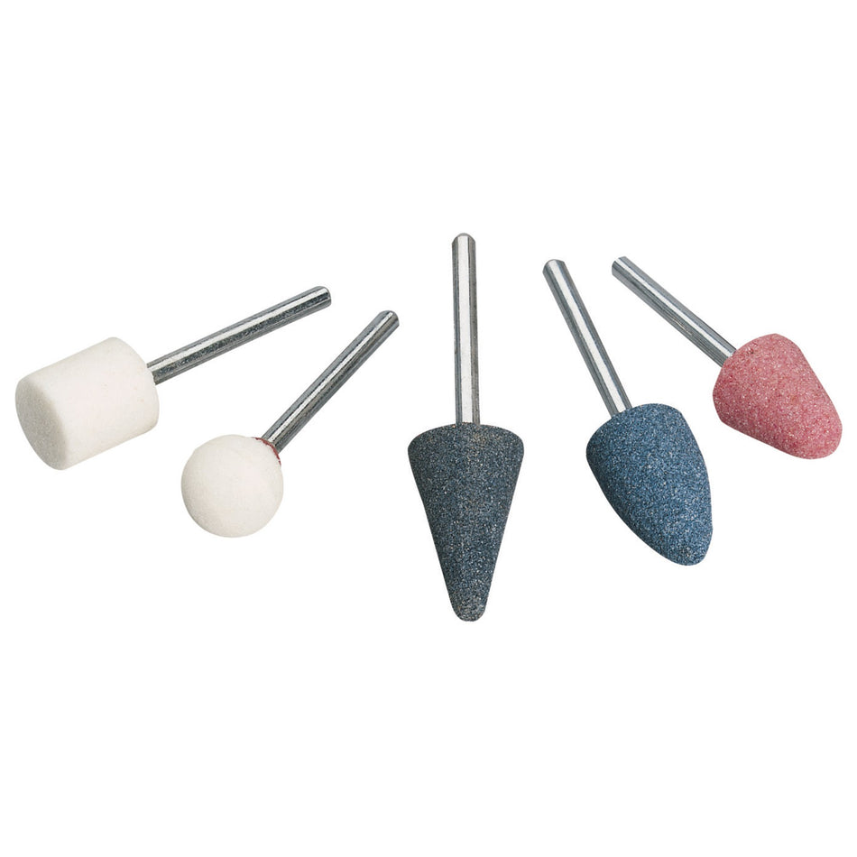 DRAPER 1/8in. Shank 5 Piece Mounted Grinding Point Set: Model No.4800