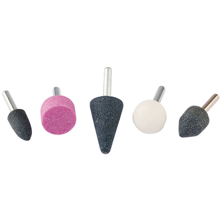 DRAPER 6mm Shank 5 Piece Mounted Grinding Point Set: Model No.4693