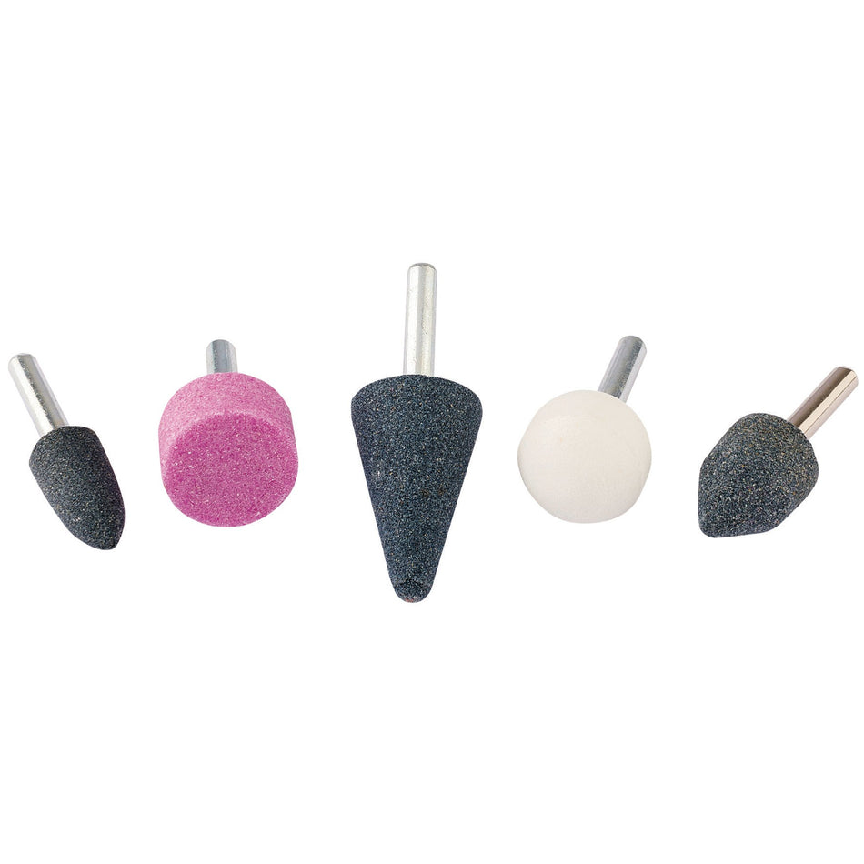 DRAPER 6mm Shank 5 Piece Mounted Grinding Point Set: Model No.4693