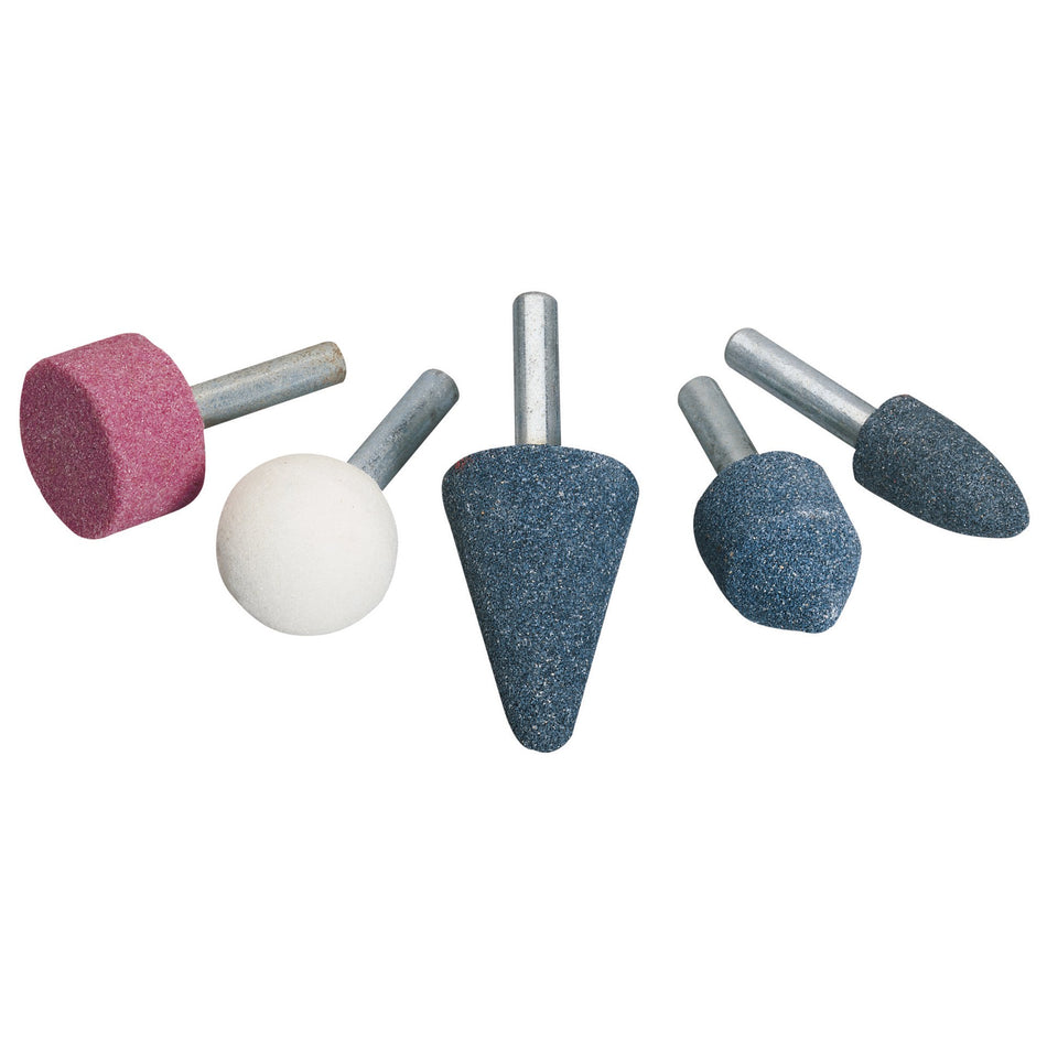 DRAPER 6mm Shank 5 Piece Mounted Grinding Point Set: Model No.4693