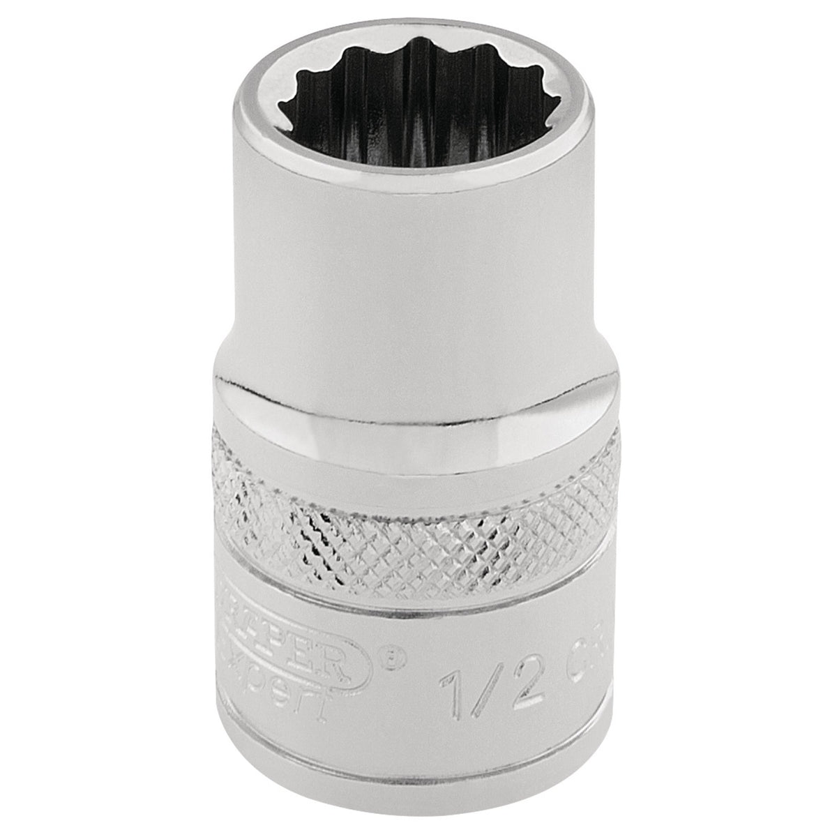 DRAPER 3/8" Square Drive Hi-Torq 12 Point Socket (1/2"): Model No. D-AF