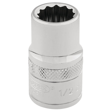 DRAPER 3/8" Square Drive Hi-Torq 12 Point Socket (1/2"): Model No. D-AF
