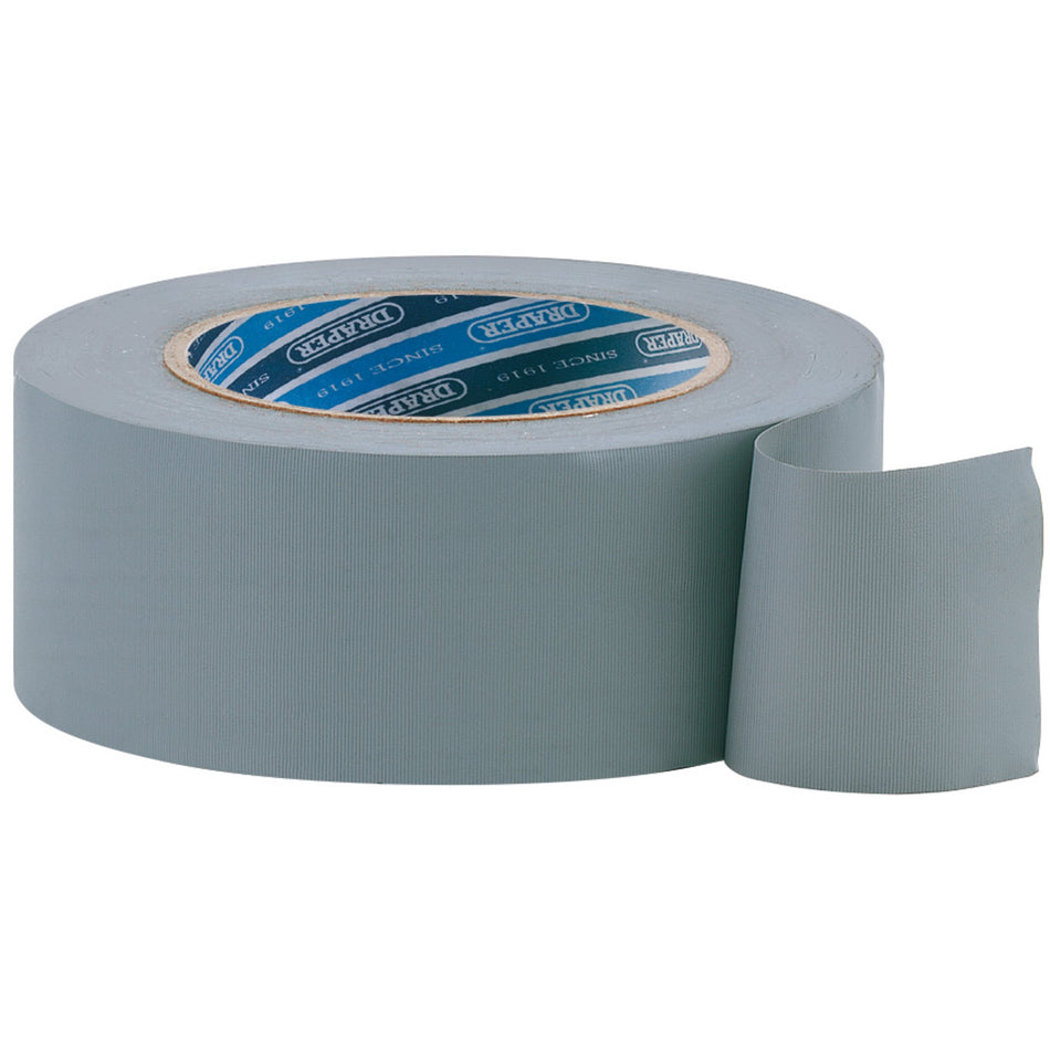 DRAPER 30M x 50mm Grey Duct Tape Roll: Model No.TP-DUCT/A