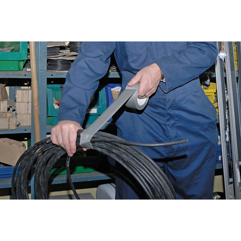 DRAPER 30M x 50mm Grey Duct Tape Roll: Model No.TP-DUCT/A