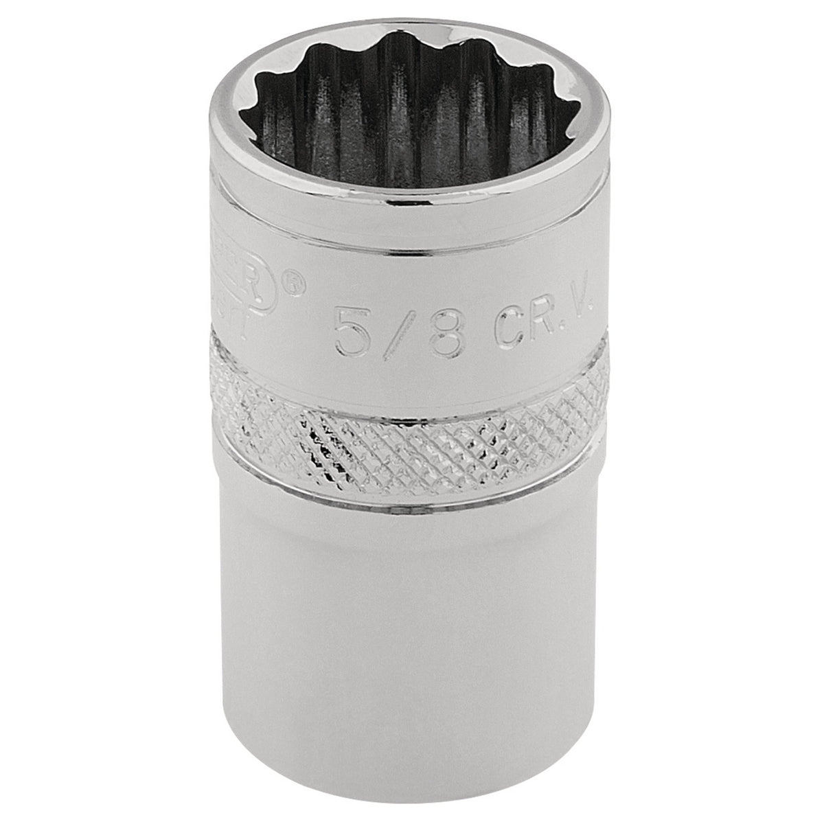 DRAPER 3/8" Square Drive Hi-Torq 12 Point Socket (5/8"): Model No. D-AF