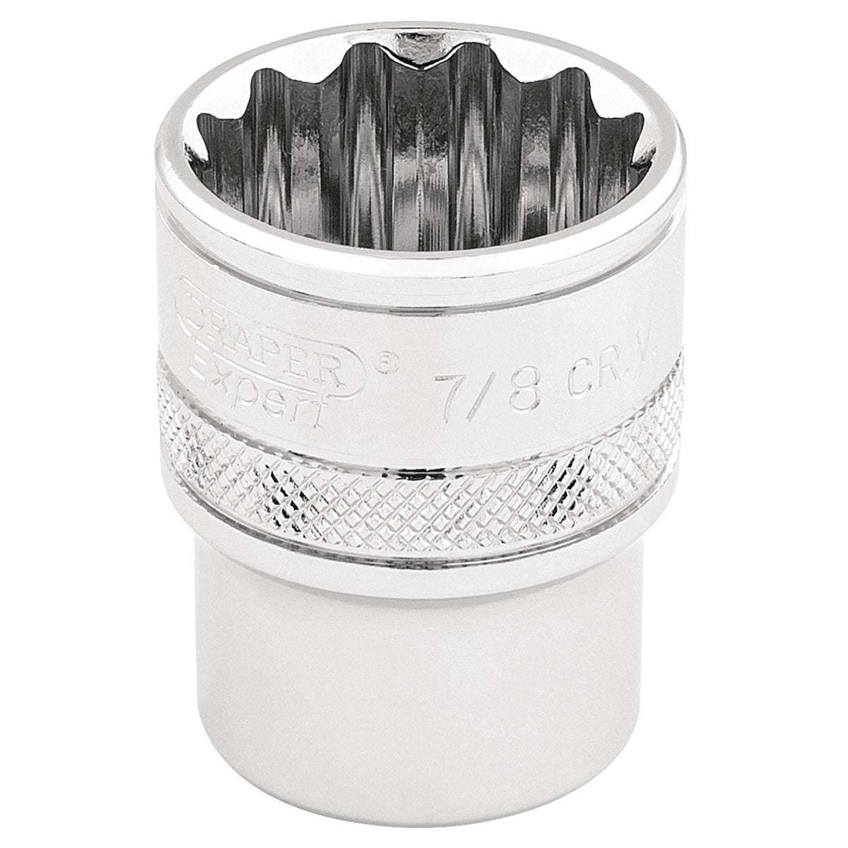 DRAPER 3/8" Square Drive Hi-Torq 12 Point Socket (7/8"): Model No. D-AF