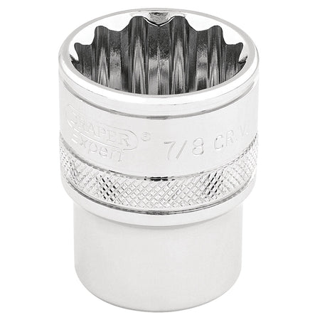DRAPER 3/8" Square Drive Hi-Torq 12 Point Socket (7/8"): Model No. D-AF