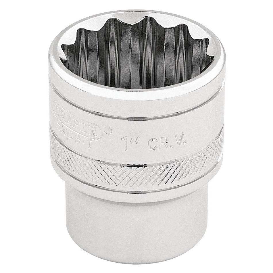 DRAPER 3/8" Square Drive Hi-Torq 12 Point Socket (1"): Model No. D-AF
