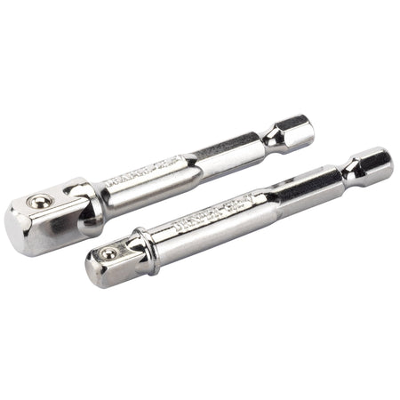 DRAPER 1/4in. Hex. x 1/4in. and 3/8in. Square Drive Adaptors: Model No.BCS