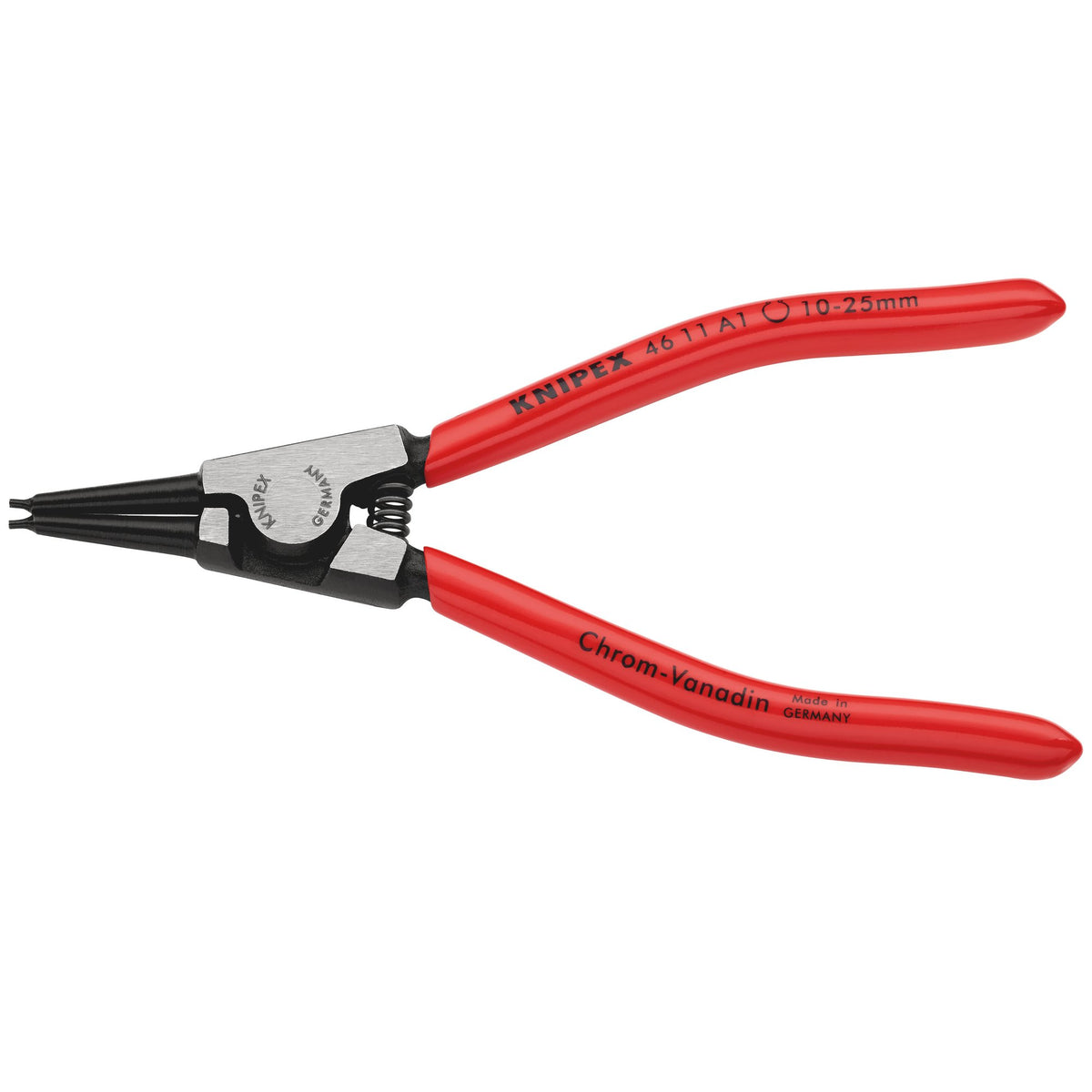 Knipex 10mm - 25mm A1 Straight External Circlip Pliers : Model No.46 11 A1 SBE