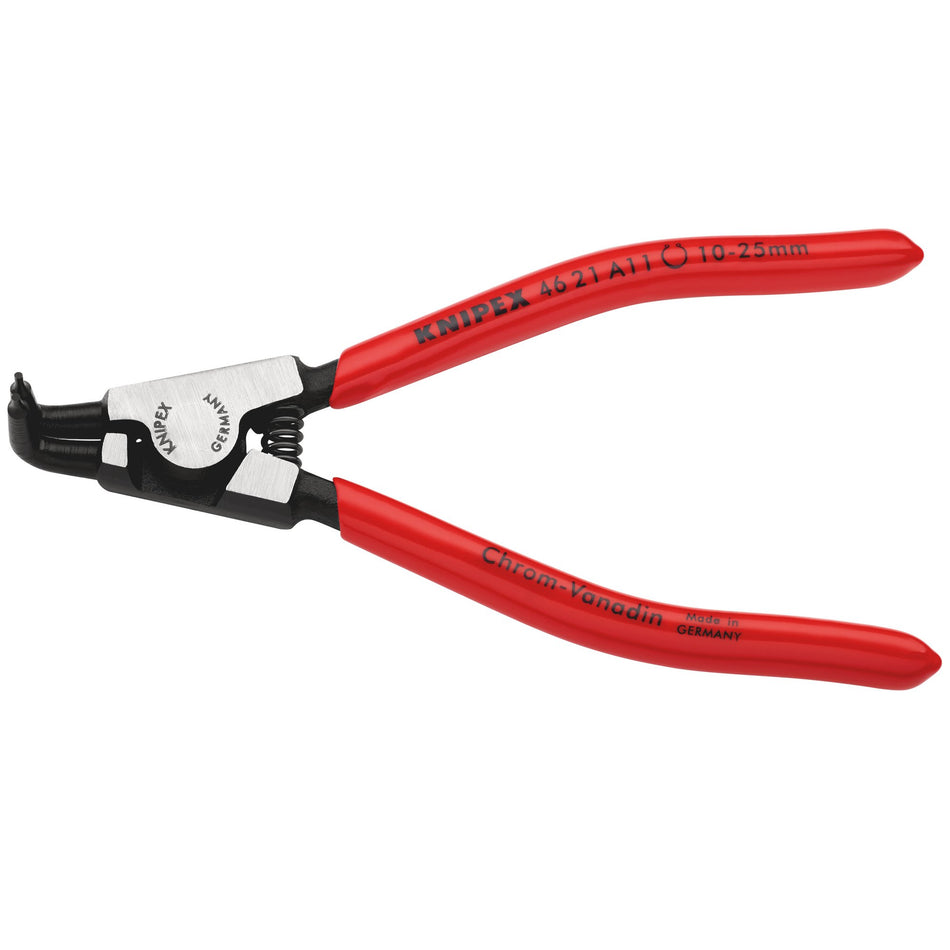Knipex 10mm - 25mm A11 Bent External Circlip Pliers : Model No.46 21 A11 SBE