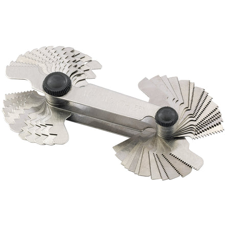 DRAPER 52 Blade 0.25-6mm and 4-62 BSW Screwpitch Gauge Set: Model No.553B