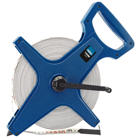 DRAPER 100M/330ft Fibreglass Surveyors Tape: Model No.STFGC