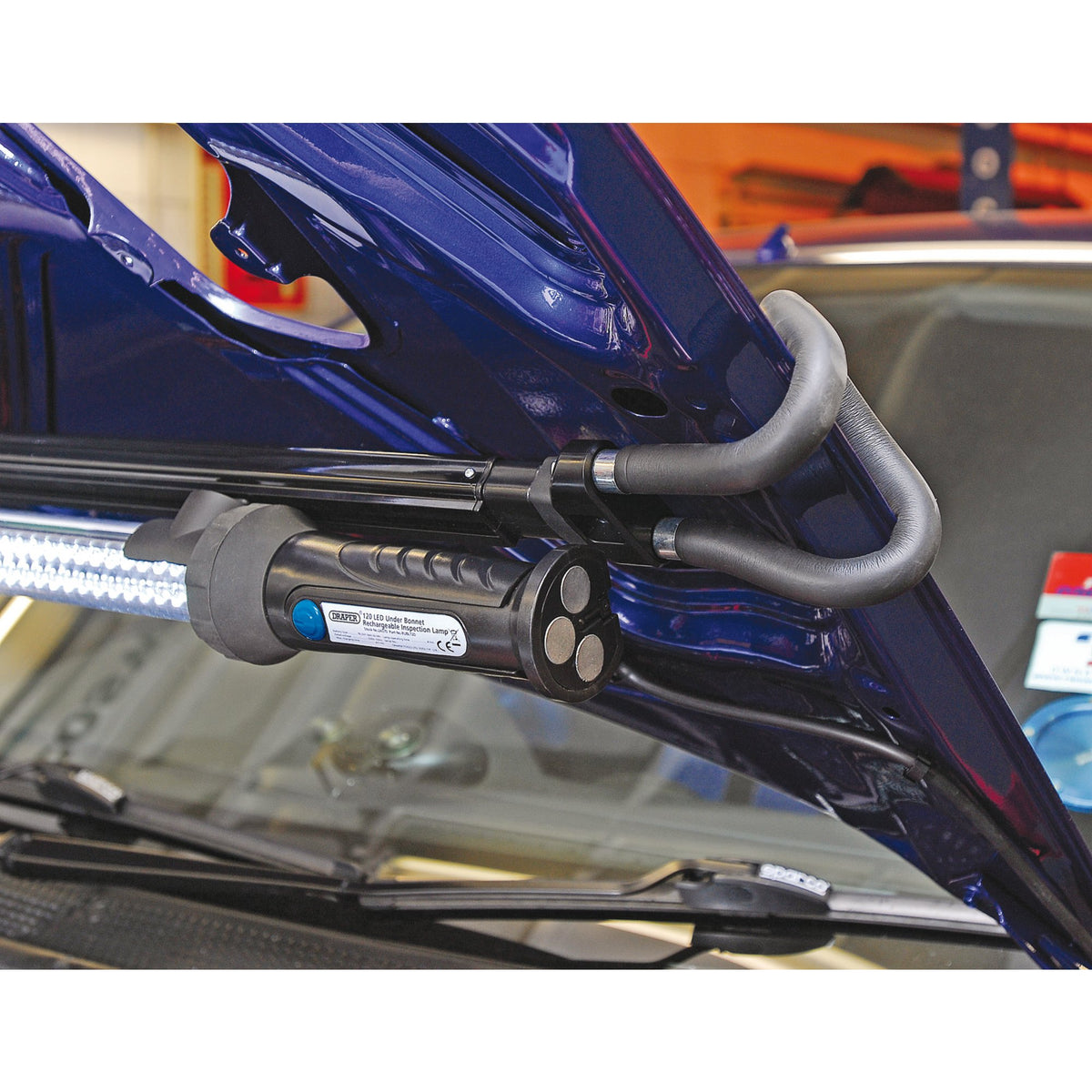 DRAPER 36 SMD LED Rechargeable Under Bonnet Magnetic Inspection Lamp: Model No.RUBL36