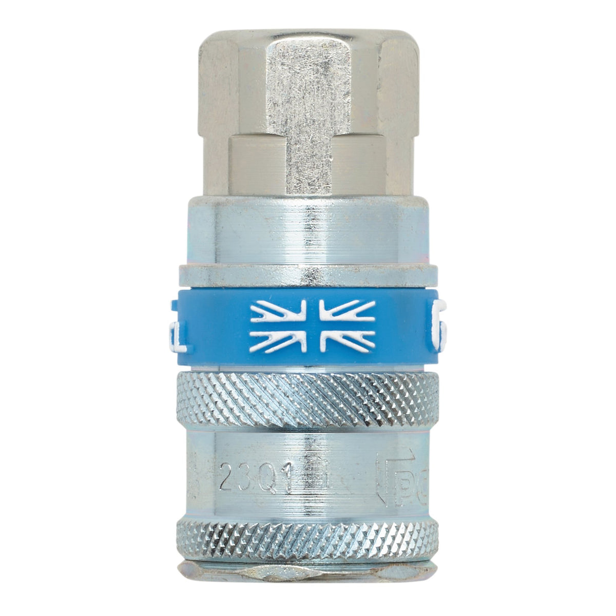 DRAPER 1/4in. BSP Taper Female Thread Vertex Air Coupling (Sold Loose): Model No.A91CF02 BULK