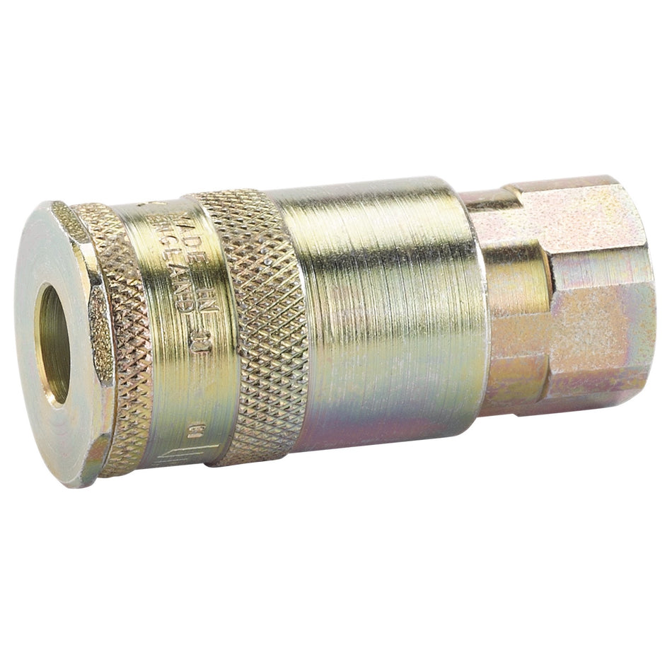 DRAPER 1/4in. BSP Taper Female Thread Vertex Air Coupling: Model No.A91CF02 PACKED