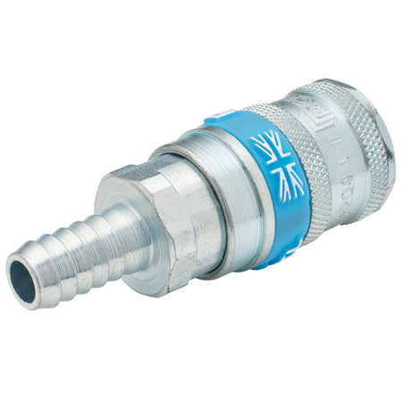 DRAPER 3/8in. Bore Vertex Air Line Coupling with Tailpiece (Sold Loose): Model No.A91T02 BULK