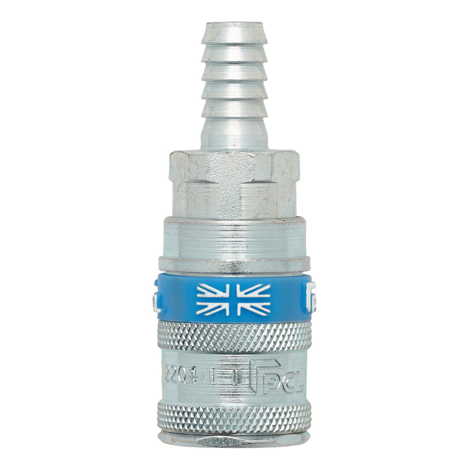 DRAPER 3/8in. Bore Vertex Air Line Coupling with Tailpiece (Sold Loose): Model No.A91T02 BULK