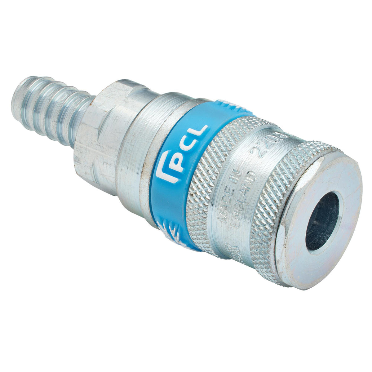DRAPER 3/8in. Bore Vertex Air Line Coupling with Tailpiece (Sold Loose): Model No.A91T02 BULK