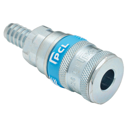 DRAPER 3/8in. Bore Vertex Air Line Coupling with Tailpiece: Model No.A91T02 PACKED