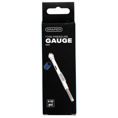 DRAPER Tyre Pressure Gauge: Model No.TPGS