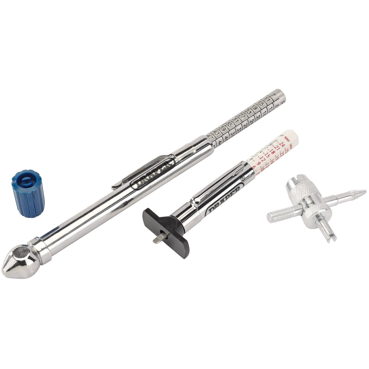 DRAPER 3 piece Tyre Service Kit: Model No.TSK3