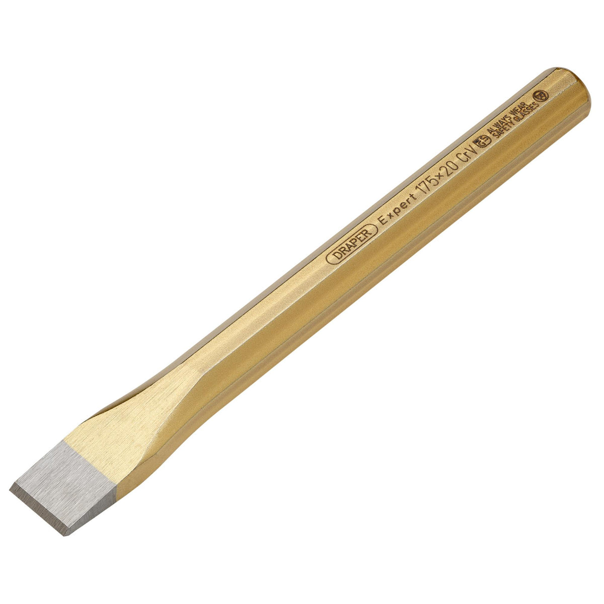DRAPER Expert 20mm x 175mm Octagonal Flat Cold Chisel: Model No.97