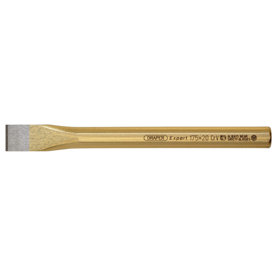 DRAPER Expert 20mm x 175mm Octagonal Flat Cold Chisel: Model No.97