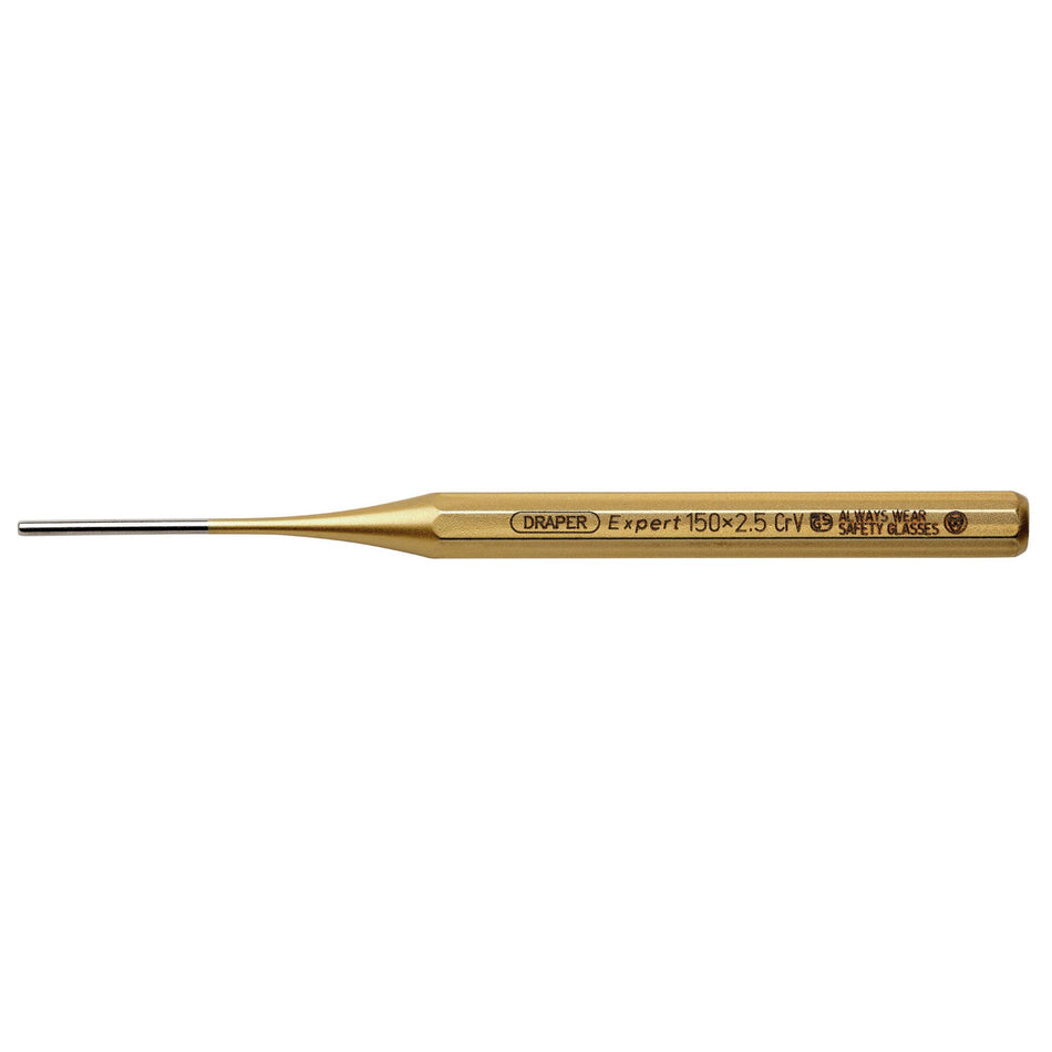 DRAPER Expert 2.5mm x 150mm Octagonal Parallel Pin Punch: Model No.119