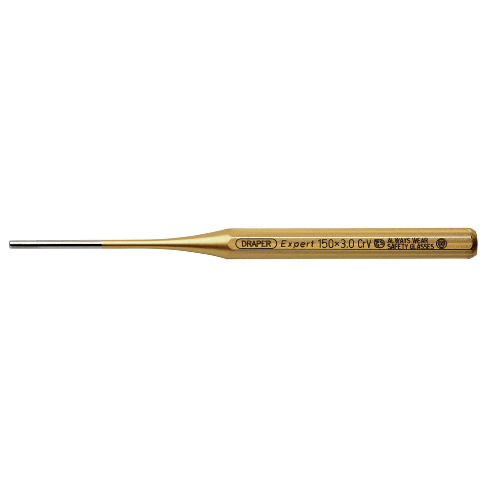 DRAPER Expert 3mm x 150mm Octagonal Parallel Pin Punch: Model No.119