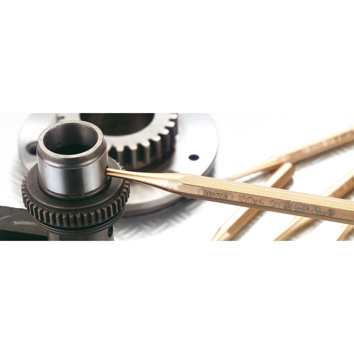 DRAPER Expert 4mm x 150mm Octagonal Parallel Pin Punch: Model No.119