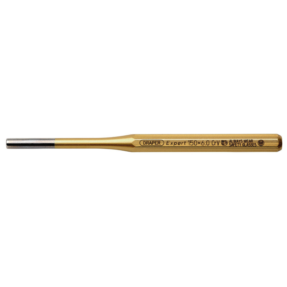 DRAPER Expert 6mm x 150mm Octagonal Parallel Pin Punch: Model No.119
