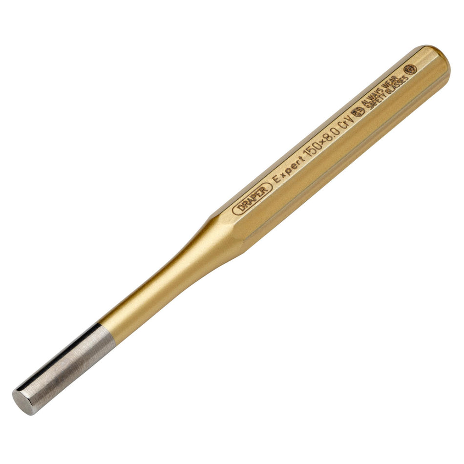 DRAPER Expert 8mm x 150mm Octagonal Parallel Pin Punch: Model No.119