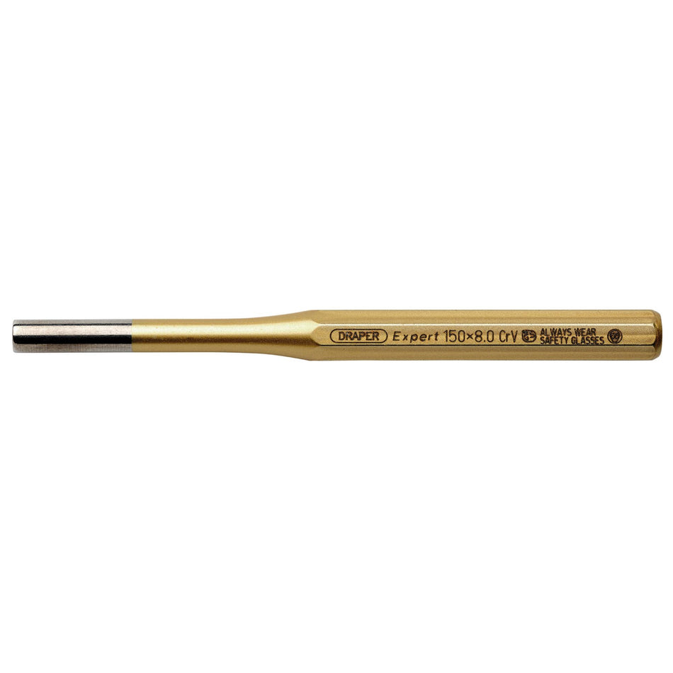 DRAPER Expert 8mm x 150mm Octagonal Parallel Pin Punch: Model No.119