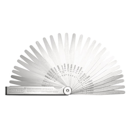 DRAPER 32 Blade Combination Feeler Gauge Set: Model No.4620B